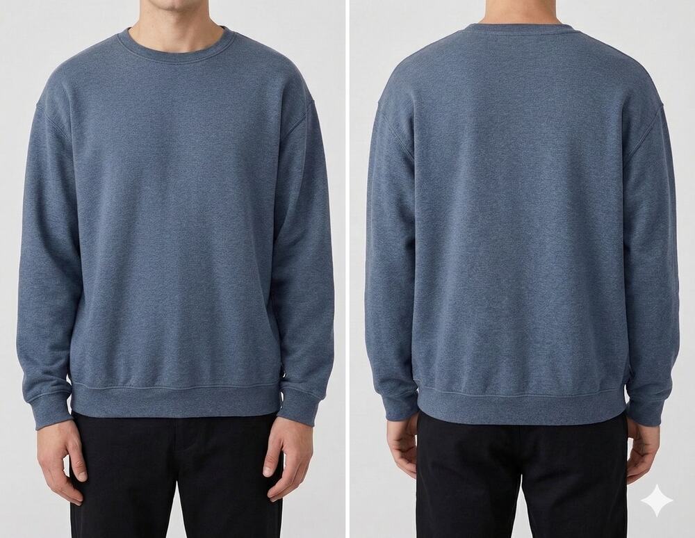 NordicTrack Mens XL Crewneck Blue Gray Sweatshirt